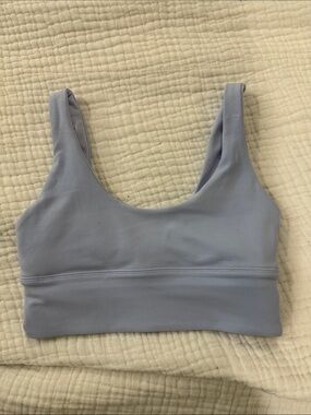 lululemon athletica Light pastel periwinkle lilac Scoop Sports Bra